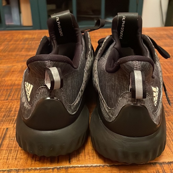 Adidas Alphabounce Running Shoes Black Size 9.5 - Picture 3 of 8